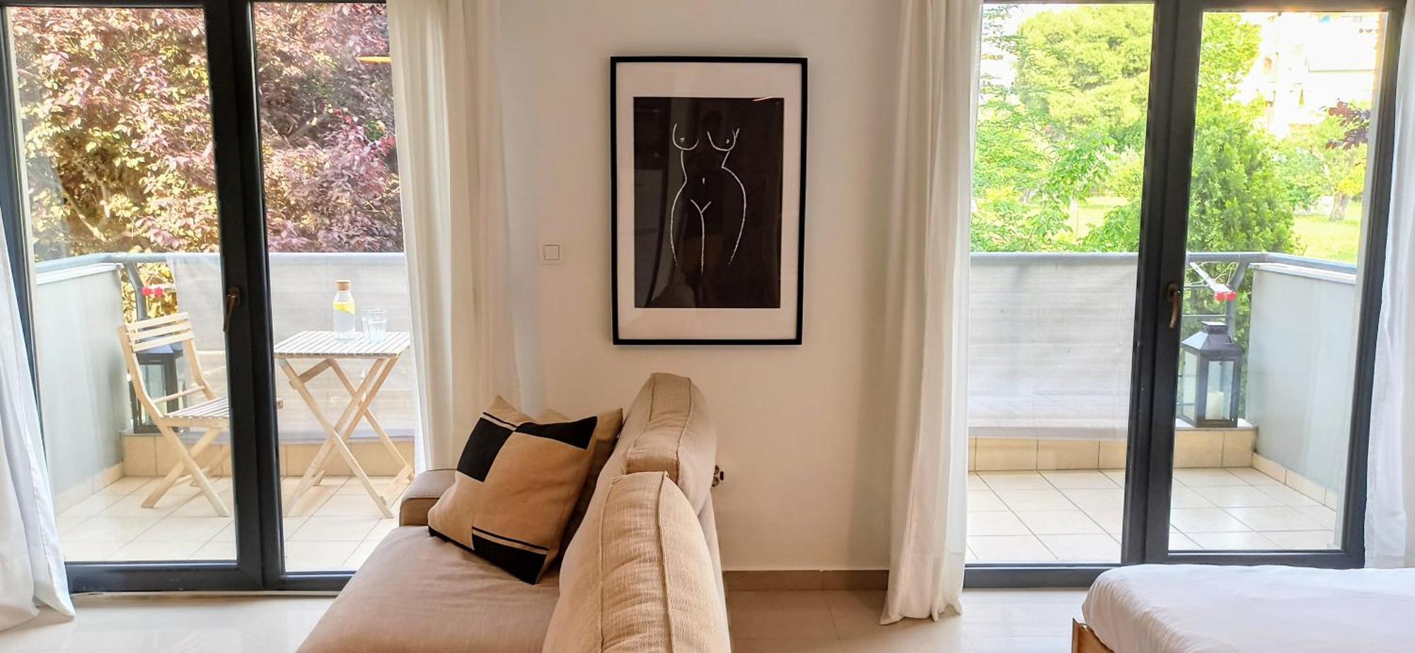 Grand Getaway Suite 300Mts From The Beach Peraía Exterior foto